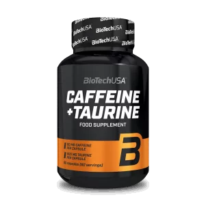 BioTech USA - Caffeine + Taurine - 60 Capsules